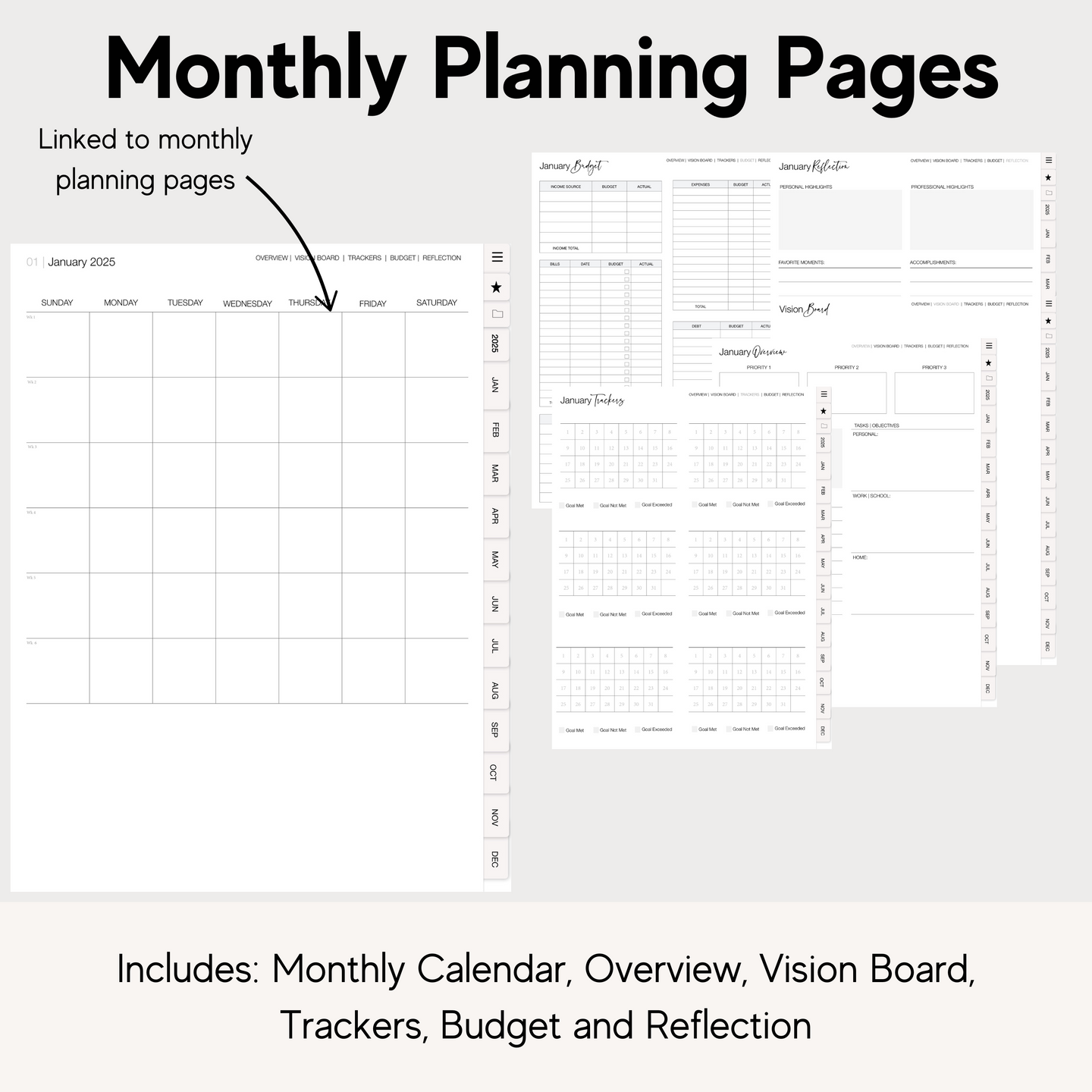 2025 All Things Planner Undated